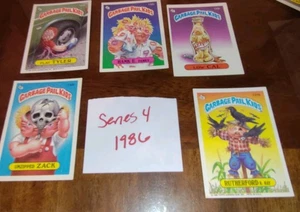 1986 Müll Eimer Kinder 5. Serie 4 Stück - Bild 1 von 1