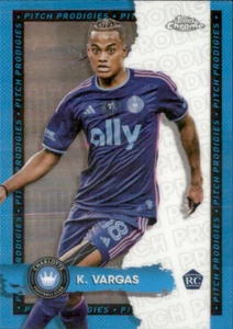 Topps Chrome MLS 2024 - Pitch Prodigies Kerwin Vargas Charlotte FC #116 (RC) - Imagen 1 de 2