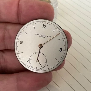 VINTAGE PATEK PHILIPPE POCKET WATCH MOVEMENT 37,5MM COMPLETE DIAL HANDS - Picture 1 of 13