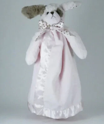 Bearington Bebé Rosa Peluche Cachorro Perro Lovey Manta de Seguridad Lunares Satinados Foto 1 de 4