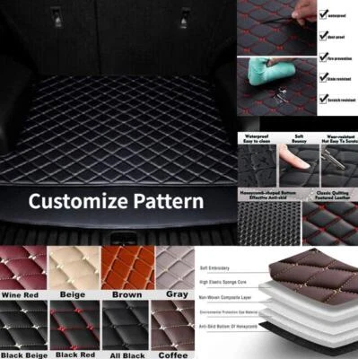 Alfombrillas impermeables personalizadas para Toyota Sienna 1998-2024 alfombrillas de coche de lujo Foto 1 de 4