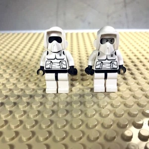 2 figurines LEGO Star Wars Sw0005a et SW005b Scout Trooper - Photo 1 sur 5