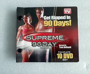 Get Ripped In 90 Days Supreme 90 Day System 10 dvd Set Tom Holland fitness DVDs 