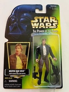 Star Wars Power of the Force Bespin HAN SOLO w/Heavy Assault Rifle & Blaster - Picture 1 of 2