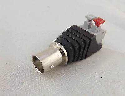 10 BNC Female Push-in Type Spring Screwless Terminal Quick Connector CCTV Camera - Image 1 of 4