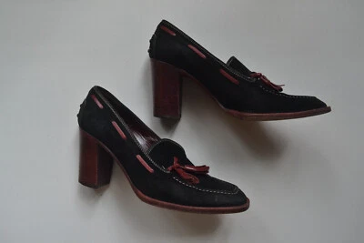 Zapatos Mocasines Borla Tacón Gamuza USADOS TOD'S Talla 37 (EU) Foto 1 de 4
