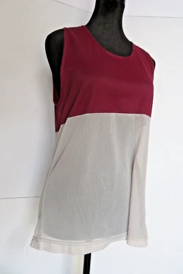 Camiseta sin mangas MacGregor® de colección de los años 80 de nailon para correr para hombre mediana hecha en EE. UU. Foto 1 de 4