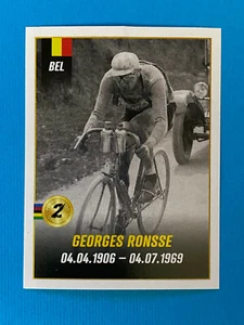 Panini 2021 UCI Road World Championships Sticker n. 8 Georges Ronsse - Imagen 1 de 1