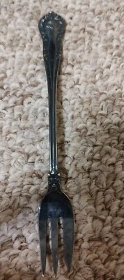 Victorian PAD 1903 Gorham Electro Plate Baker Hotel Co. Flores com design de garfo - Imagem 1 de 4