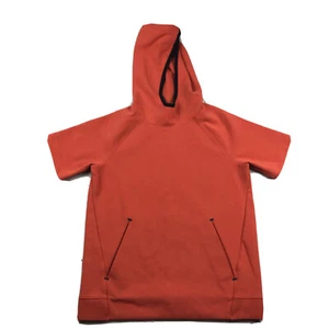 Old Navy Active Top Girls Large (10-12) Orange Dynamic Fleece Hooded Pullover - Picture 1 of 8