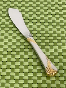 Lenox KELLY GOLD Stainless Master Butter Knife 18/8 Korea Flatware - 7” - Picture 1 of 8