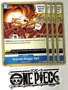 4x One Piece OP09-058 C Special Muggy Ball - Inglés - Juego - TCG - Como nuevo - Imagen 1 de 1