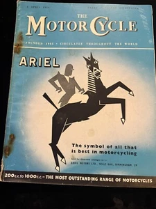 THE MOTOR CYCLE MAGAZINE, 8th APR 1954, VINTAGE ISSUE, ILLUSTRATED, PRE OWNED - Picture 1 of 6