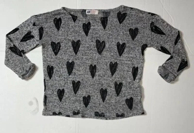 Usado - H&M Cuello Redondo Lite 🖤 Pullover Suéter Niñas (Talla 8-10Y) Foto 1 de 3