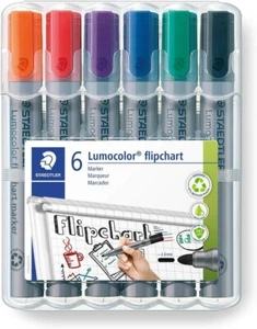 STAEDTLER Flipchart Marker Lumocolor, Rundspitze ca. 2 mm Linienbreite 356 WP6 - Bild 1 von 1