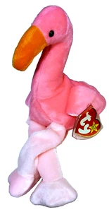 TY ORIGINAL BEANIE BABY 1995 – Pinky the Flamingo – 10” - Picture 1 of 9