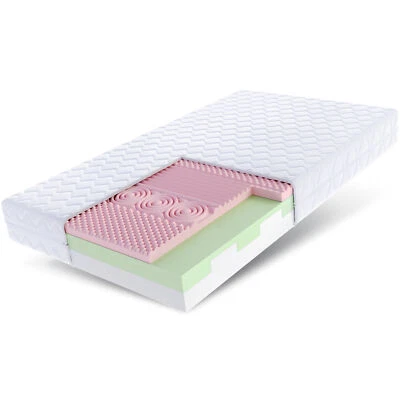 Matratze 80x180 ROVIGO H3 Visco 7 Zonen HR Kaltschaum Kindermatratze Höhe 17 cm - Bild 1 von 4