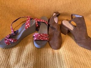 Crocs Leigh II Platform Wedge Sandal Heels, Firth Block Heels, US 9, China - Picture 1 of 13