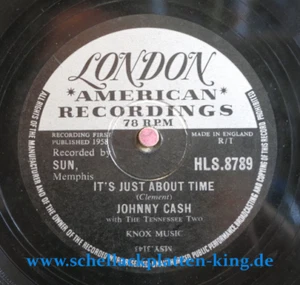 Johnny Cash 78 RPM / It´s Just About Time & I Just Thought You`d ... (1-1119) - Bild 1 von 3