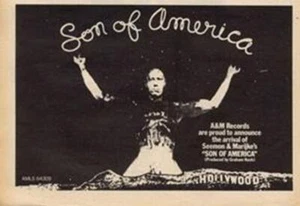 Seemon & Marijke Son Of America LP advert Time Out cutting 1972 - Foto 1 di 1