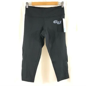Gonzaga Bulldogs Womens Leggings Cropped Mesh Panel Black Size S Camp David - Picture 1 of 5