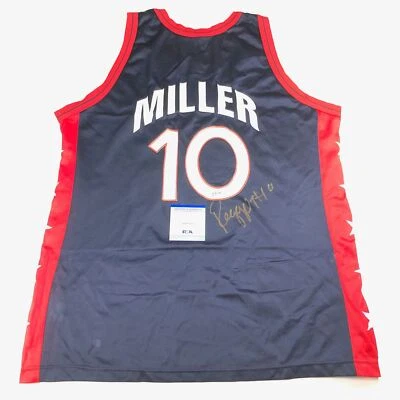 Camiseta firmada por Reggie Miller PSA/DNA Team USA autografiada Foto 1 de 3