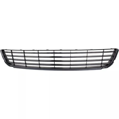 Bumper Face Bar Grille For 2010-2014 Volkswagen Jetta, Golf Front Black Plastic Foto 1 de 4