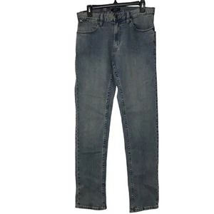 Jeans uomo RVCA Daggers denim slim taglio dritto taglia 30 colore blu ruggine elasticizzato - Foto 1 di 15