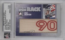 2007-08 ITG Ultimate Memorabilia 8th Edition Stick Rack Silver /24 Mike Richter