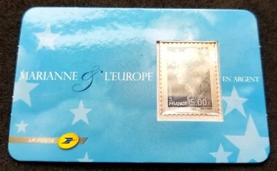 *FREE SHIP France Marianne de Beaujard 2008 Women (stamp) MNH *silver *unusual - Image 1 of 4