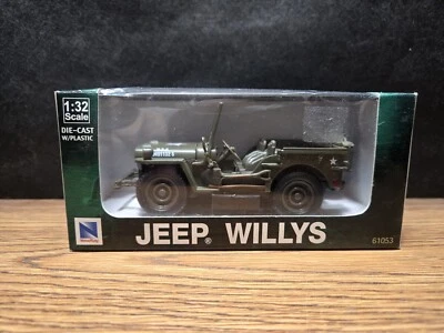 1/32  scale. WWll U. S. Army Jeep. New ray.  - Image 1 of 4