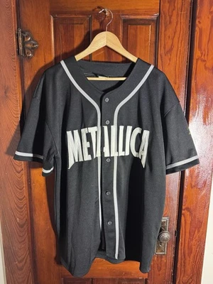 Винтажная бейсбольная футболка Metallica Pushead Flaming Skull XL РЕДКАЯ - Изображение 1 из 4