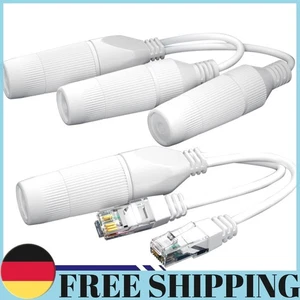 Wodoodporny adapter kombinatora rozdzielacza Ethernet PoE do instalacji - Zdjęcie 1 z 12