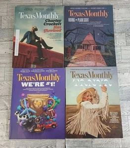 Texas Monthly Magazine- Mixed Lot Of 4 2023 Magazines - Picture 1 of 4
