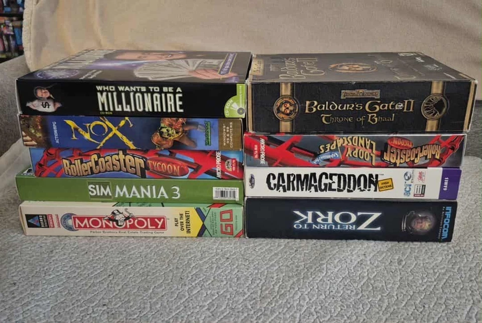 Big Box PC Games Lot - Empty Boxes - Some Contents - Image 1 of 4