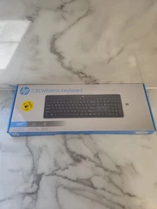 Hp 230 Wireless Black QWERTY Keyboard Boxed & Brand New - Photo 1/8