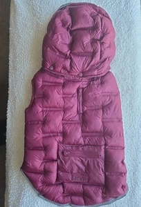 SkyR Dog Puffer Jacket/Coat with Removable Hood Maroon Medium. - Picture 1 of 4