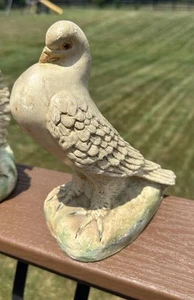 VTG Pair Of 1965 Universal Statuary Chicago Puffer Pigeons Used See Pics - Picture 1 of 20