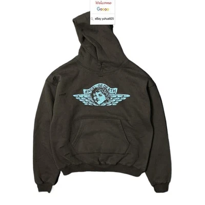 Frainy 25ss Saint Pullover con Capucha Sudadera Ángel Marrón Jersey Hombres Mujeres Foto 1 de 4