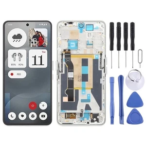 For Nothing Phone 3a A059 AMOLED LCD Screen Digitizer Full Assembly white - Photo 1 sur 1
