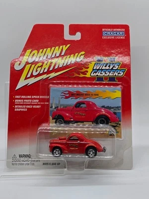 2002 Johnny Lightning Willys Gassers II 1941 Willys Bad News Diecast Scale 1:64 - Image 1 of 4