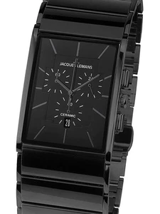 Jacques Lemans 1-1941C Dublin Chronograph Mens Watch 34mm 5 ATM - Picture 1 of 3