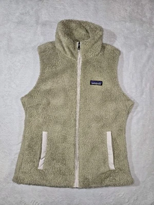 Chaleco Patagonia Los Gatos Cremallera Completa Sherpa Marrón Mujer Pequeño Foto 1 de 4