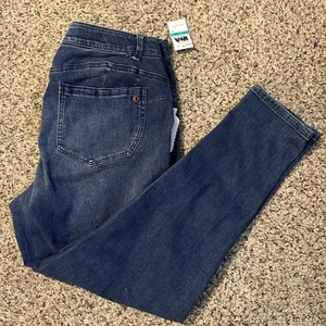 New Democracy Ab Solution Blue Jeans Ankle Skimmer Women’s Size 16P NWT - Picture 1 of 10