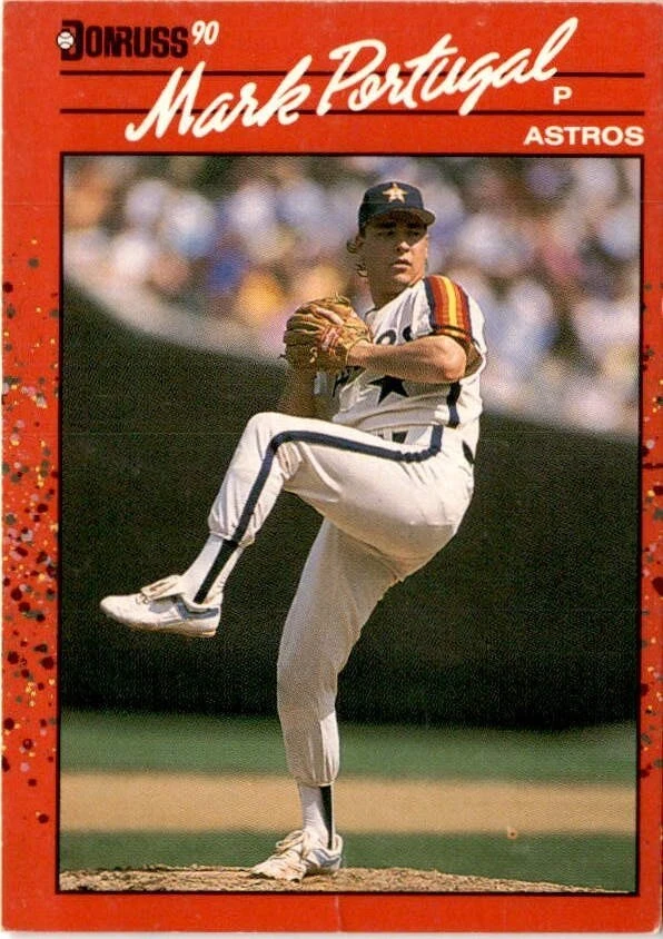 Donruss 90 Mark Portugal Houston Astros Baseball Card  - Image 1 of 1