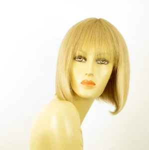 perruque femme 100% cheveux naturel mi-longue blonde ref JACKIE 22 - Imagen 1 de 9