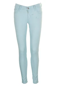 Levis Iced Aqua 710 Mid Rise Super Skinny Jeans 24 - Picture 1 of 3