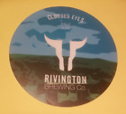 RIVINGTON brewery CLOUDED EYES real ale beer badge pump clip front Lancashire