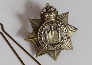 Boer War 4th Volunteers Battalion Devonshire Regiment Cap Badge KC ANTIQUE Org - Picture 1 of 24