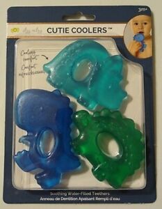 Itzy Ritzy - Cutie Coolers - Soothing Water-Filled Teethers Set of 3 Dinos